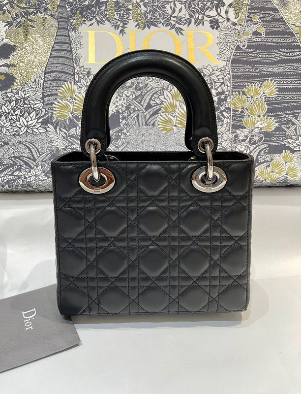 Back view of premium chic women's handbag – women's designer-style accessory