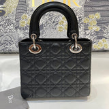 Back view of premium chic women's handbag – women's designer-style accessory