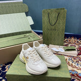 Gucci clean off-white luxury sneakers view 8 premium leather build