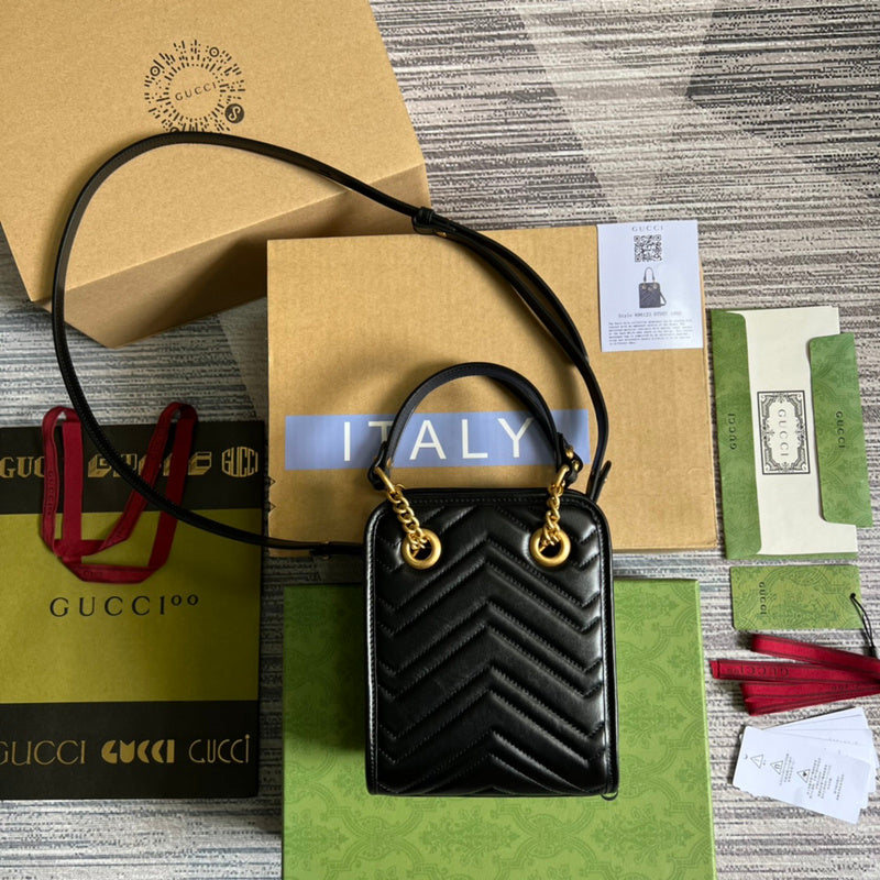 Front view of refined signature women's handbag – women's premium purse