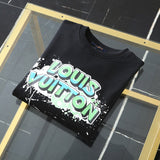 Close-up detail shot of Louis Vuitton luxury clothing with tailored silhouette