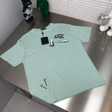 Front view of Louis Vuitton cotton t-shirt with logo-detail design