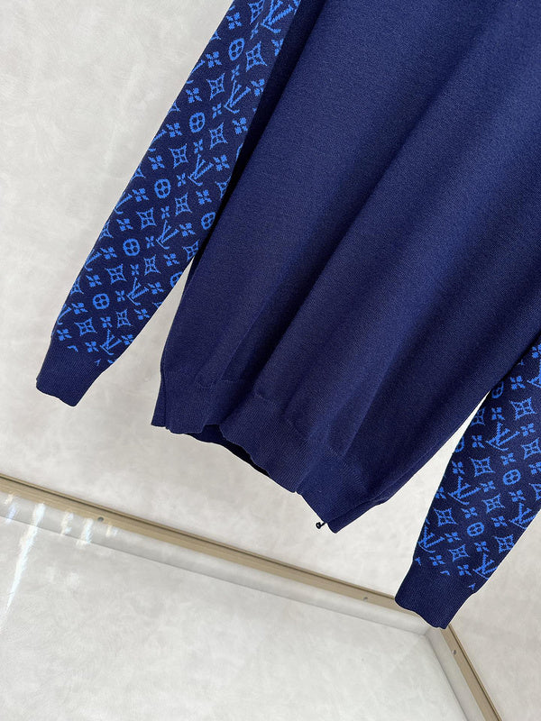 Back view of Louis Vuitton luxury clothing with contemporary cut