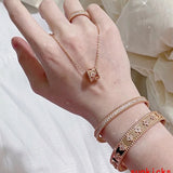 Side view of Van Cleef & Arpels unisex jewelry piece