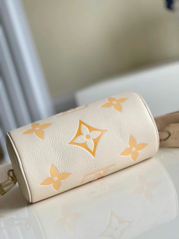 Styled lifestyle shot of sleek elevated women's handbag – women's statement bag