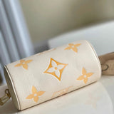 Styled lifestyle shot of sleek elevated women's handbag – women's statement bag