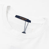 Side profile of Louis Vuitton cotton t-shirt with logo-detail design