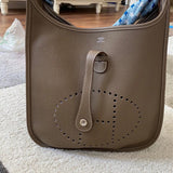 Close-up detail of minimalist bag design