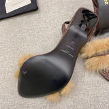 Saint Laurent designer shoes full view