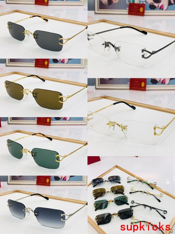 Lifestyle view of Cartier unisex sunglasses