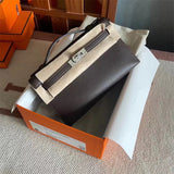 Poised bag shown from front angle