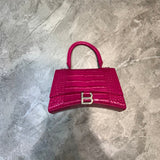 Contemporary Faux Leather Handbag - Signature Hardware Accents | Women's Luxury Handbag #612 - close-up detail shot (image 3) of designer-inspired handbag