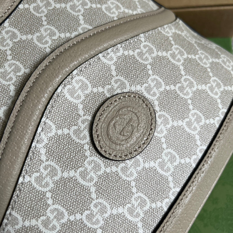 Back view of signature refined women's handbag – women's luxury handbag