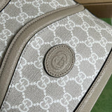 Back view of signature refined women's handbag – women's luxury handbag