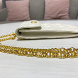 Front view of chic refined women's handbag – women's luxury accessory
