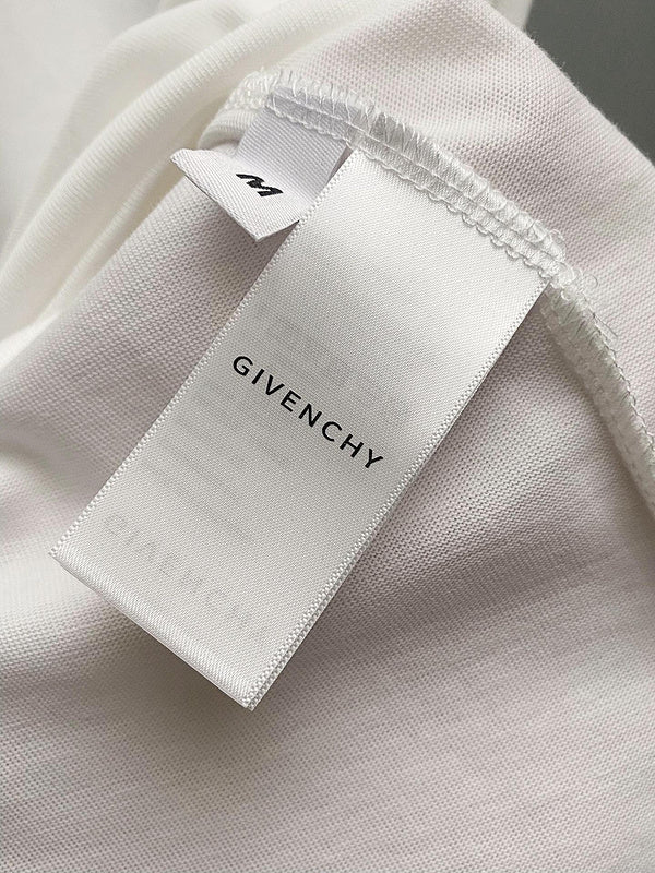 Close-up detail shot of Givenchy luxury clothing with runway-inspired design
