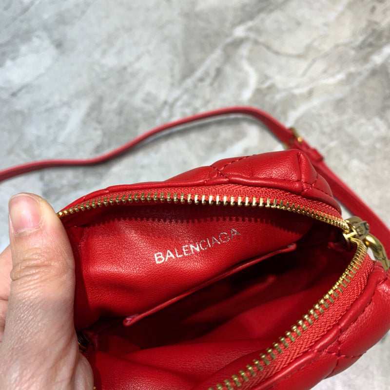 Refined Premium PU Leather Handbag - Signature Hardware Accents | Women's Designer-Inspired Purse #1045 - texture close-up (image 9) of designer-inspired handbag