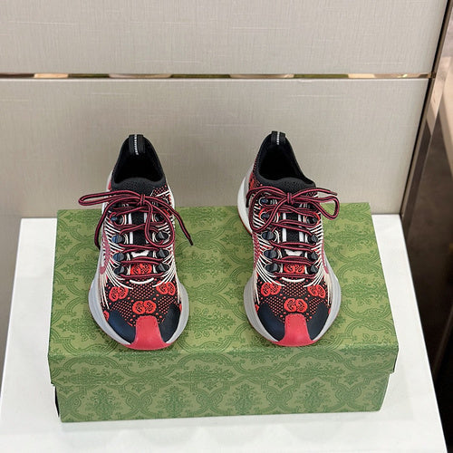 Gucci two-tone luxury sneakers view 11 minimalist modern build