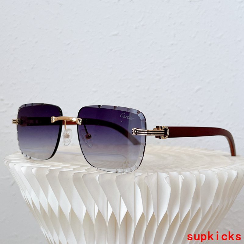 Angled view of Cartier unisex sunglasses
