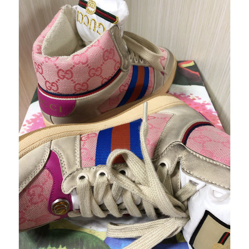 Gucci clean off-white luxury sneakers view 7 chunky sole construction
