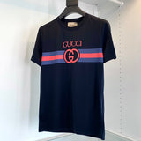 Back view of Louis Vuitton cotton t-shirt with signature branding