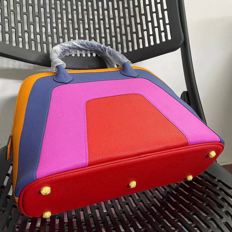 Statement bag shown from front angle