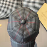 Front view of Burberry unisex cap
