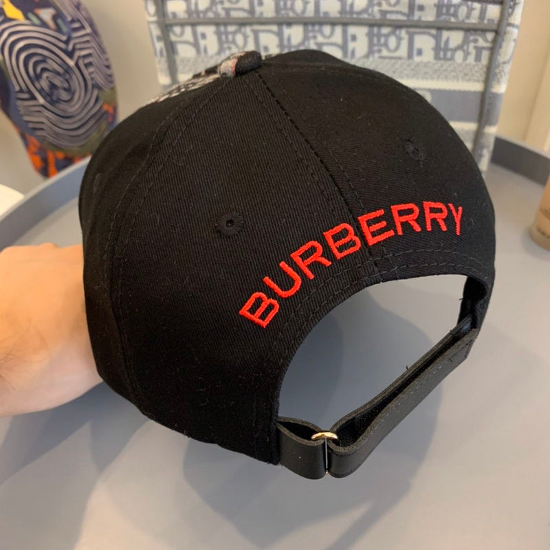 Side view of Burberry unisex cap