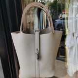 Close-up detail of elegant bag design