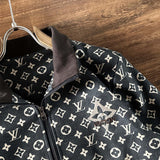 Full styled look of Louis Vuitton luxury clothing with everyday silhouette