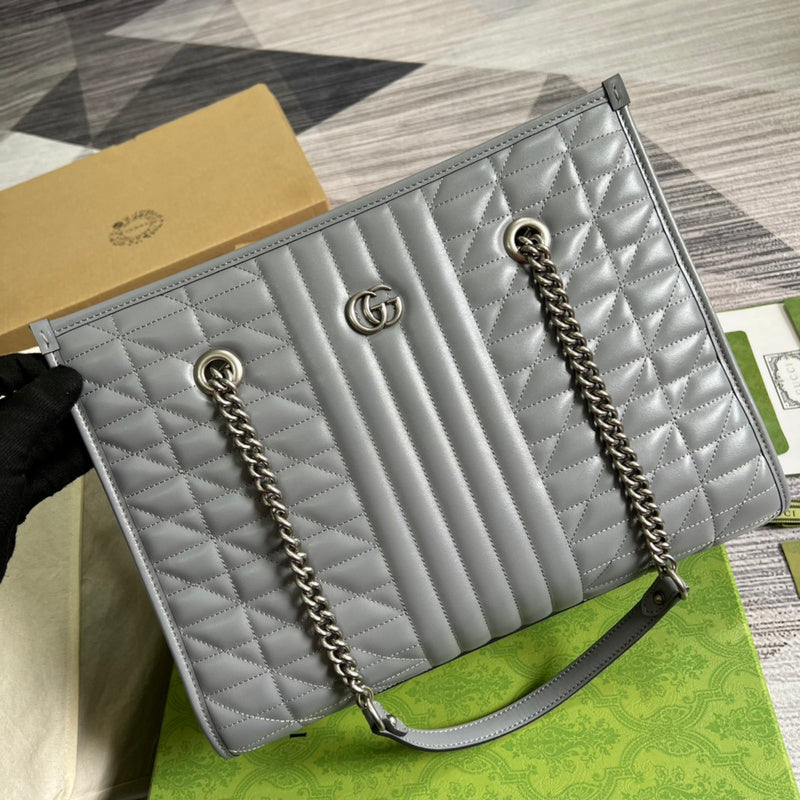 Back view of statement signature women's handbag – women's premium purse