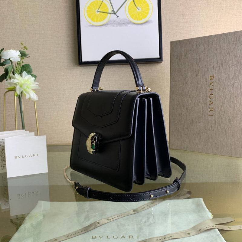 Bold Faux Leather Handbag - Polished Finish | Women's Statement Accessory #1693 - texture close-up (image 9) of designer-inspired handbag