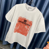 Side profile of Givenchy luxury clothing with signature branding
