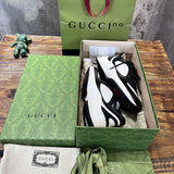 Gucci neutral cream luxury sneakers view 9 sleek tonal finish