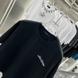 Close-up detail shot of Louis Vuitton cotton t-shirt with relaxed-fit cut