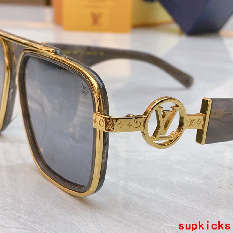 Lifestyle view of Louis Vuitton unisex sunglasses