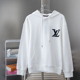 Back view of Louis Vuitton luxury clothing with relaxed-fit cut