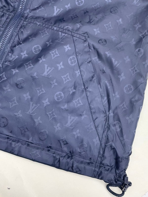 Back view of Louis Vuitton luxury clothing with tailored silhouette