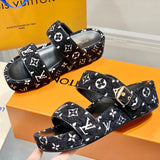 Louis Vuitton Red Combat Boots - Angled View