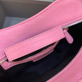 Contemporary Faux Leather Handbag - Refined Silhouette | Women's Fashion Handbag #335 - texture close-up (image 9) of designer-inspired handbag
