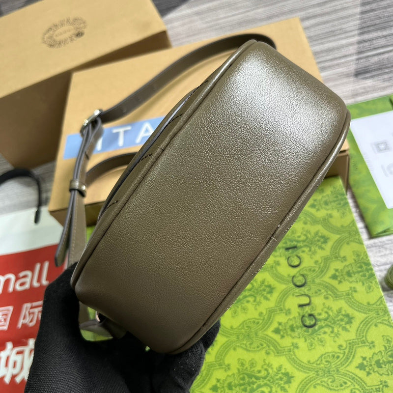 Back view of elevated signature women's handbag – women's premium purse