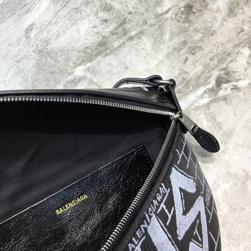 Statement Faux Leather Handbag - Statement Silhouette | Women's Premium Handbag #719 - texture close-up (image 9) of designer-inspired handbag