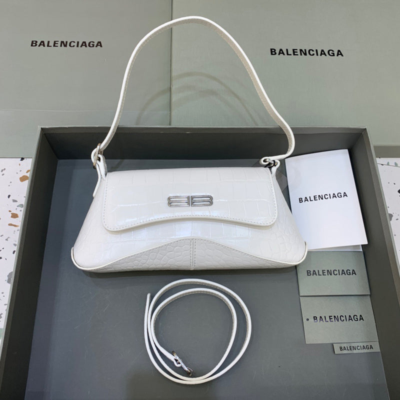Timeless Premium PU Leather Handbag - Understated Luxury Look | Women's Luxury Handbag #436 - side angle view (image 2) of designer-inspired handbag