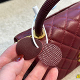Zivas Charm Understated Luxury Designer Handbag (Versatile Style Statement) – Side Profile