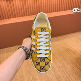 Gucci soft grey luxury sneakers view 10 padded collar comfort