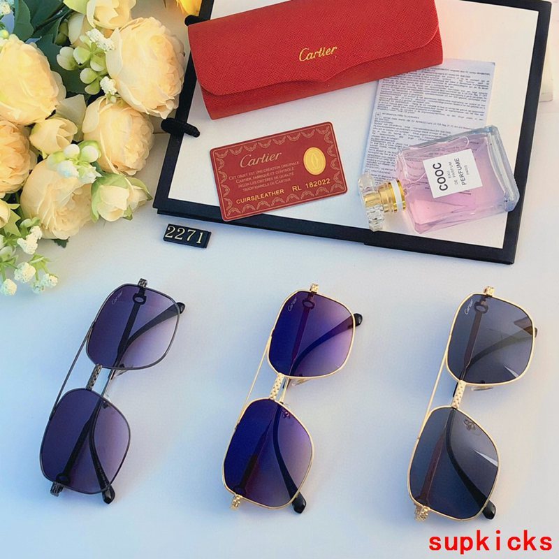 Front view of Cartier unisex sunglasses