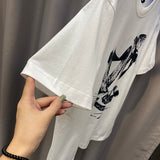 Side profile of Louis Vuitton cotton t-shirt with tailored silhouette
