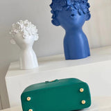 Back view of refined chic women's handbag – women's luxury handbag