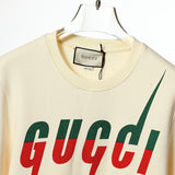 Close-up detail shot of Gucci luxury clothing with tailored silhouette