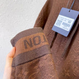 Front view of Louis Vuitton luxury clothing with streetwear-inspired cut